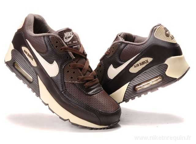 Nike Air Max 90 Noir Brun Blanc